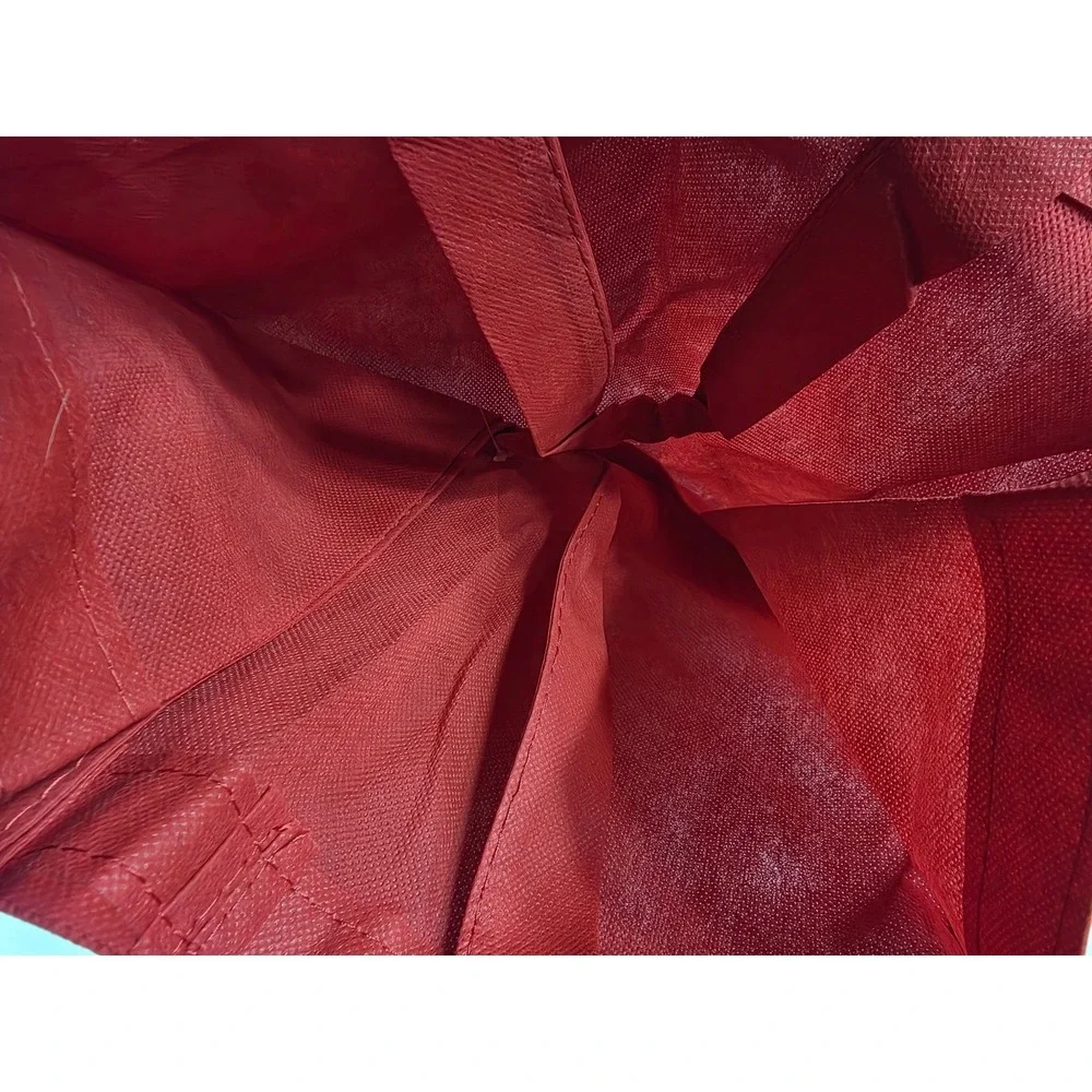 Kwik Star Red Reusable Grocery Bag Red Tote